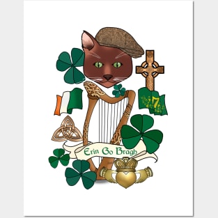 Pat the Irish Cat Posters and Art